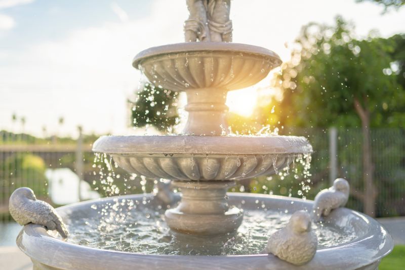 water fountain installation