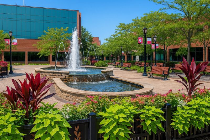 Commercial Plaza Fountain