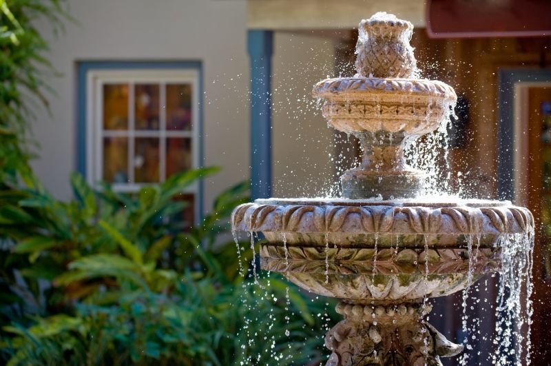 Outdoor Fountain Installation